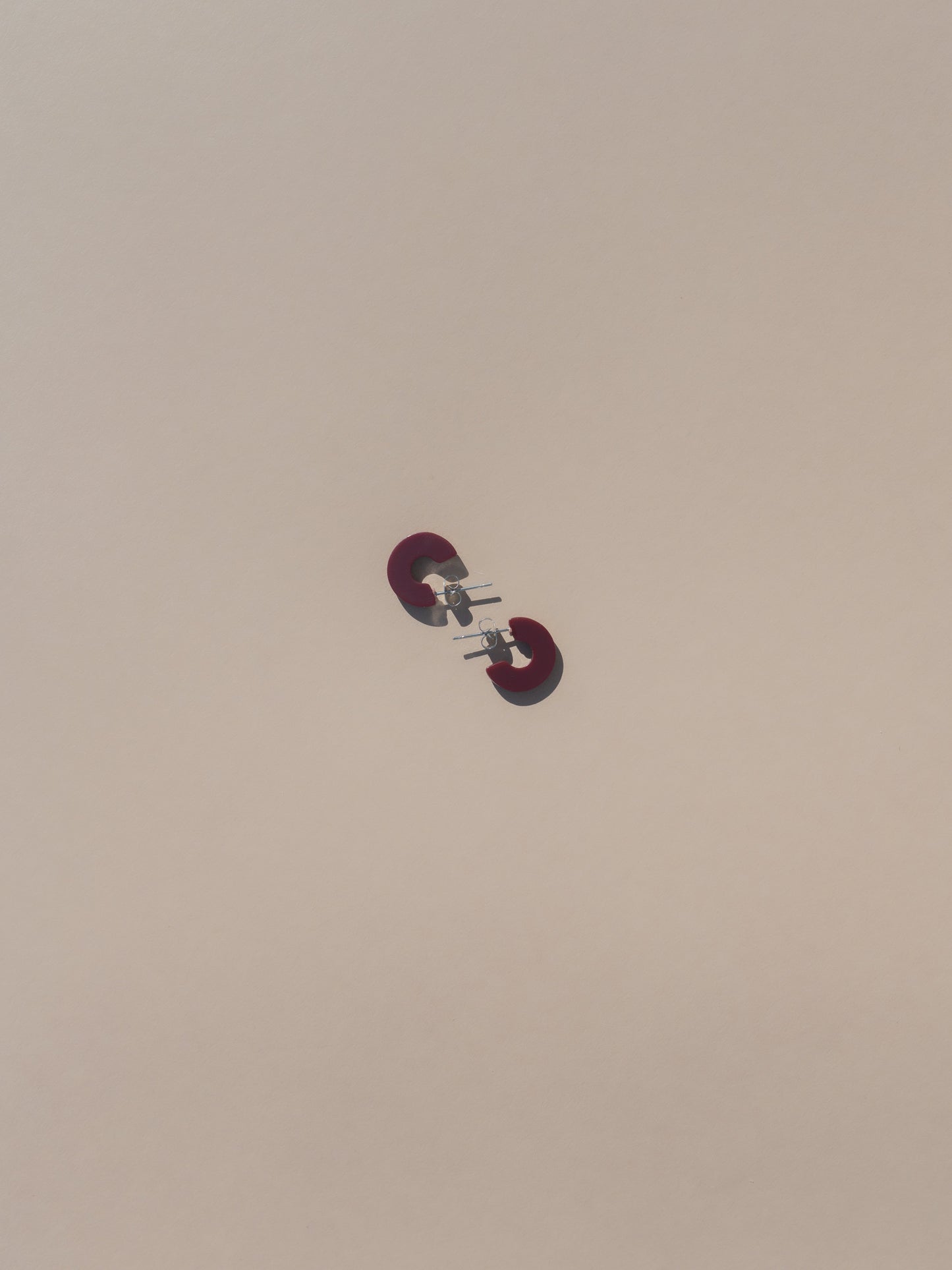 Mali Hoops ( New Thinner Style )- Maraschino Cherry