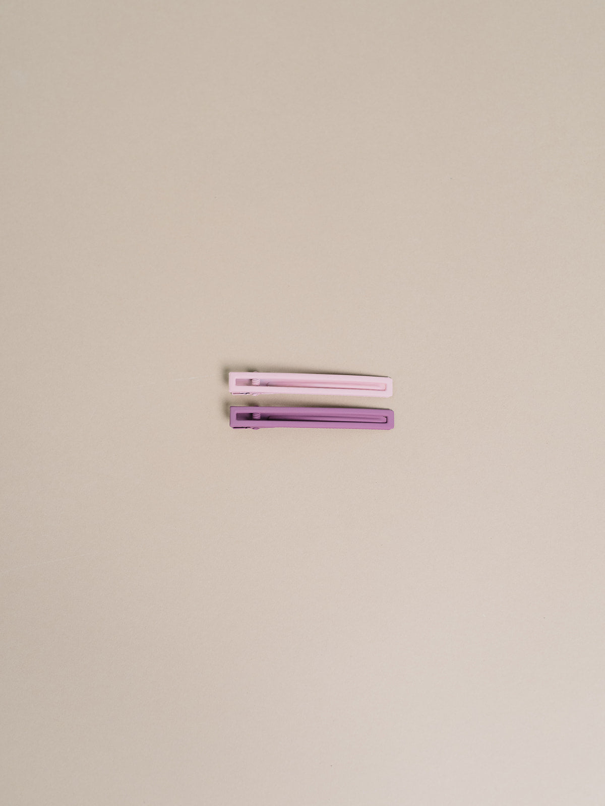 Leia Hair Clips - Mauve + Pink