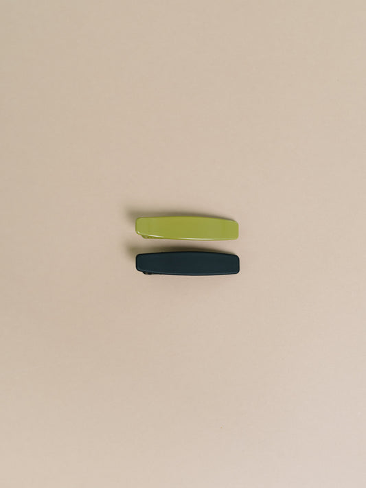 Lani Clips - Black + Olive