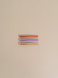 Yarrow Hair Clips - Sunset