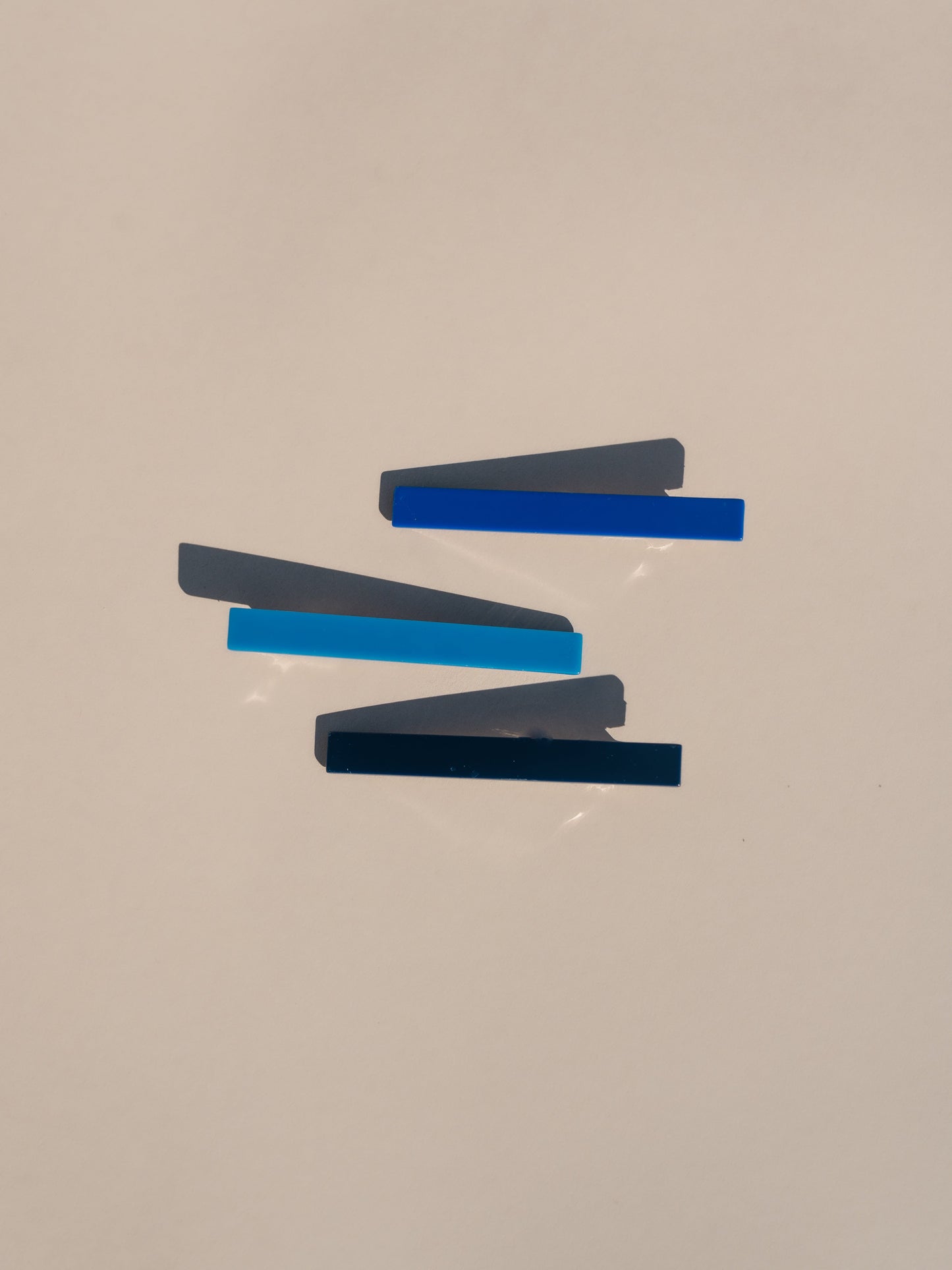 Evie Hair clips - Blue Tones