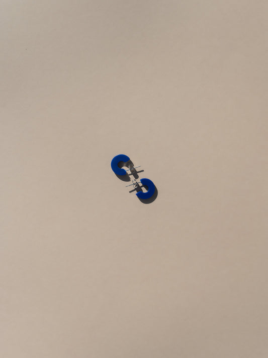 Mali Hoops ( New Thinner Style ) - Cobalt