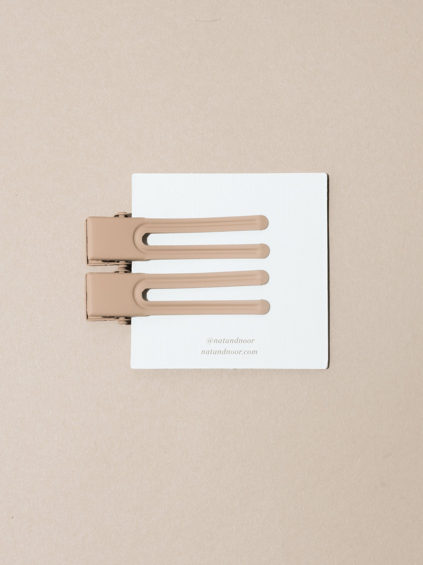 Lu Lu Hair Clips - Mocha