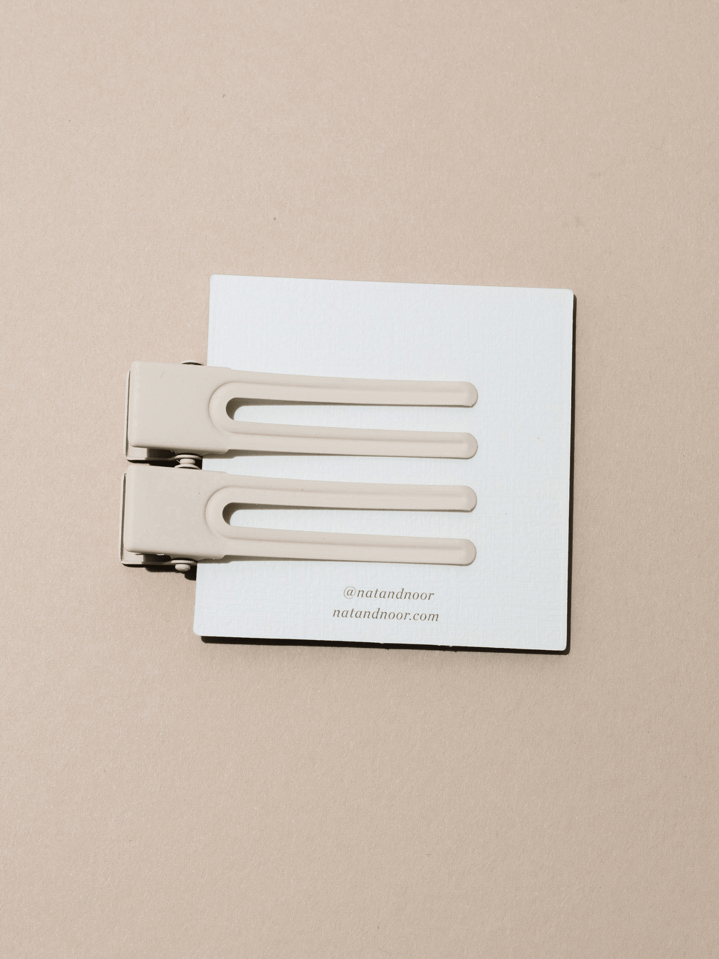 Lu Lu Hair Clips - Bone