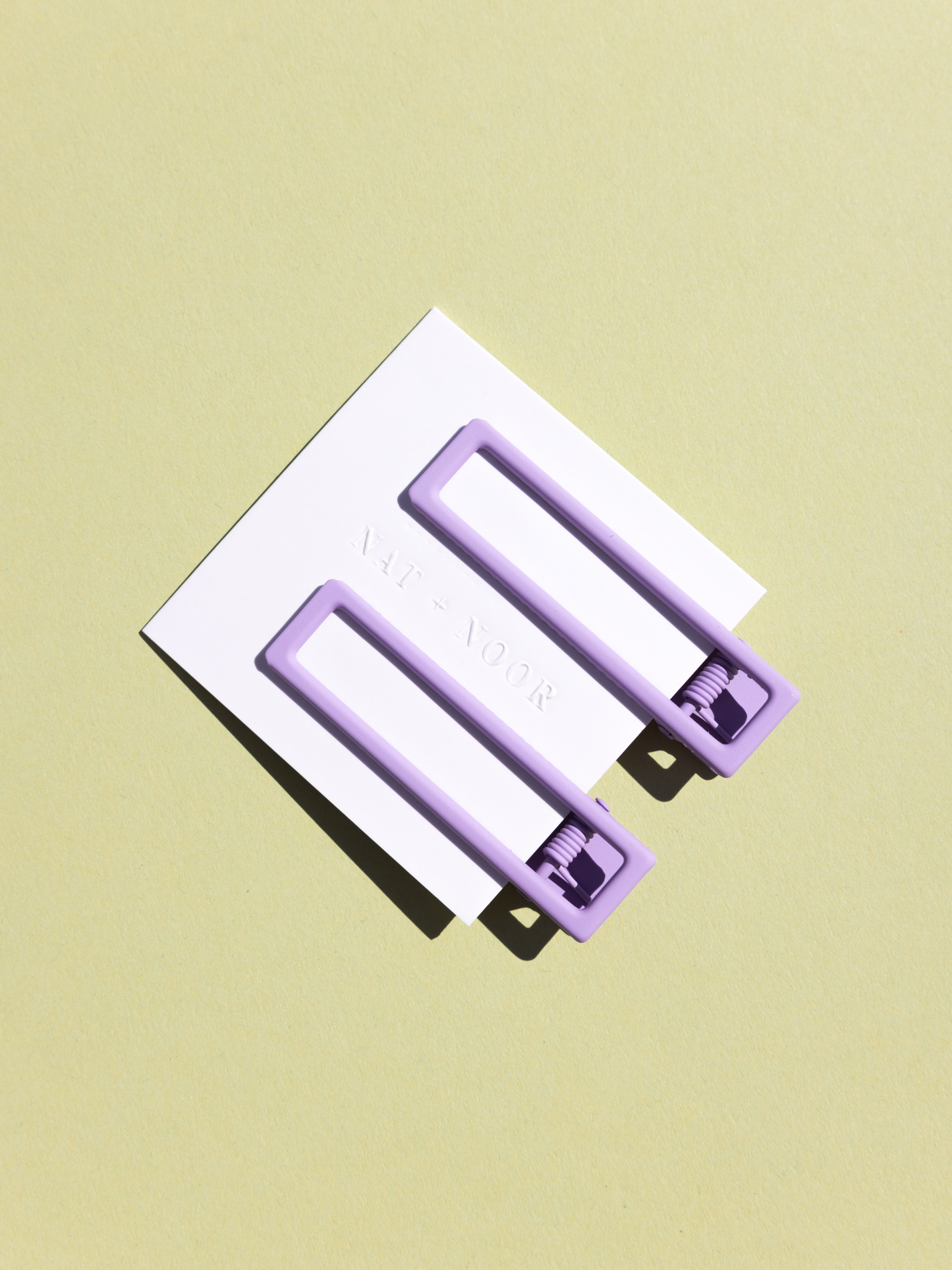 Lu Lu Hair Clips - Lilac
