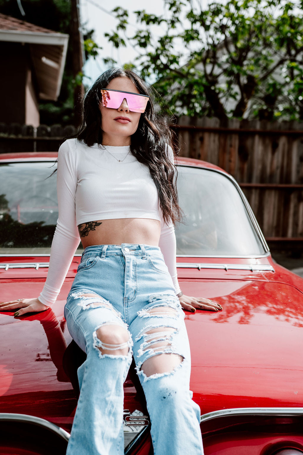 Afterhour gloss black frame/spectrum lens