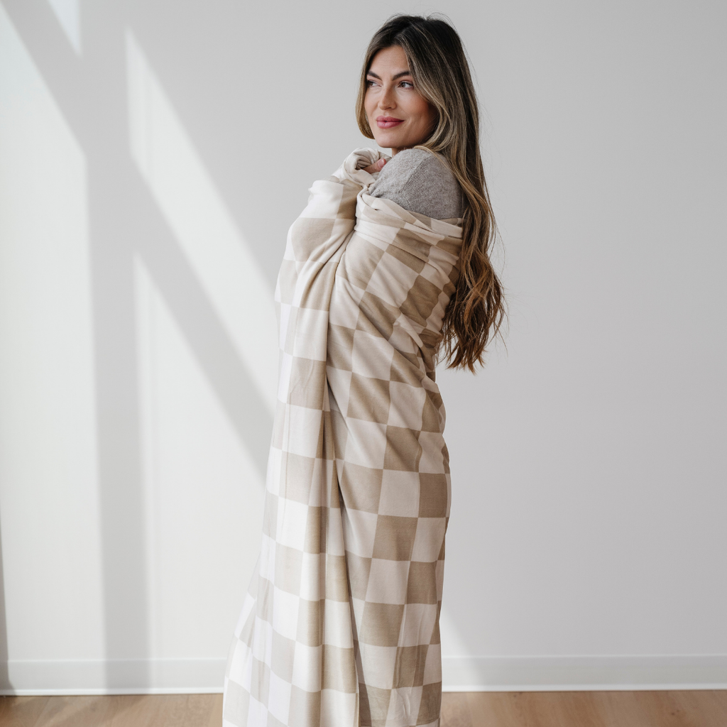 MINKY STRETCH XL THROW BLANKETS