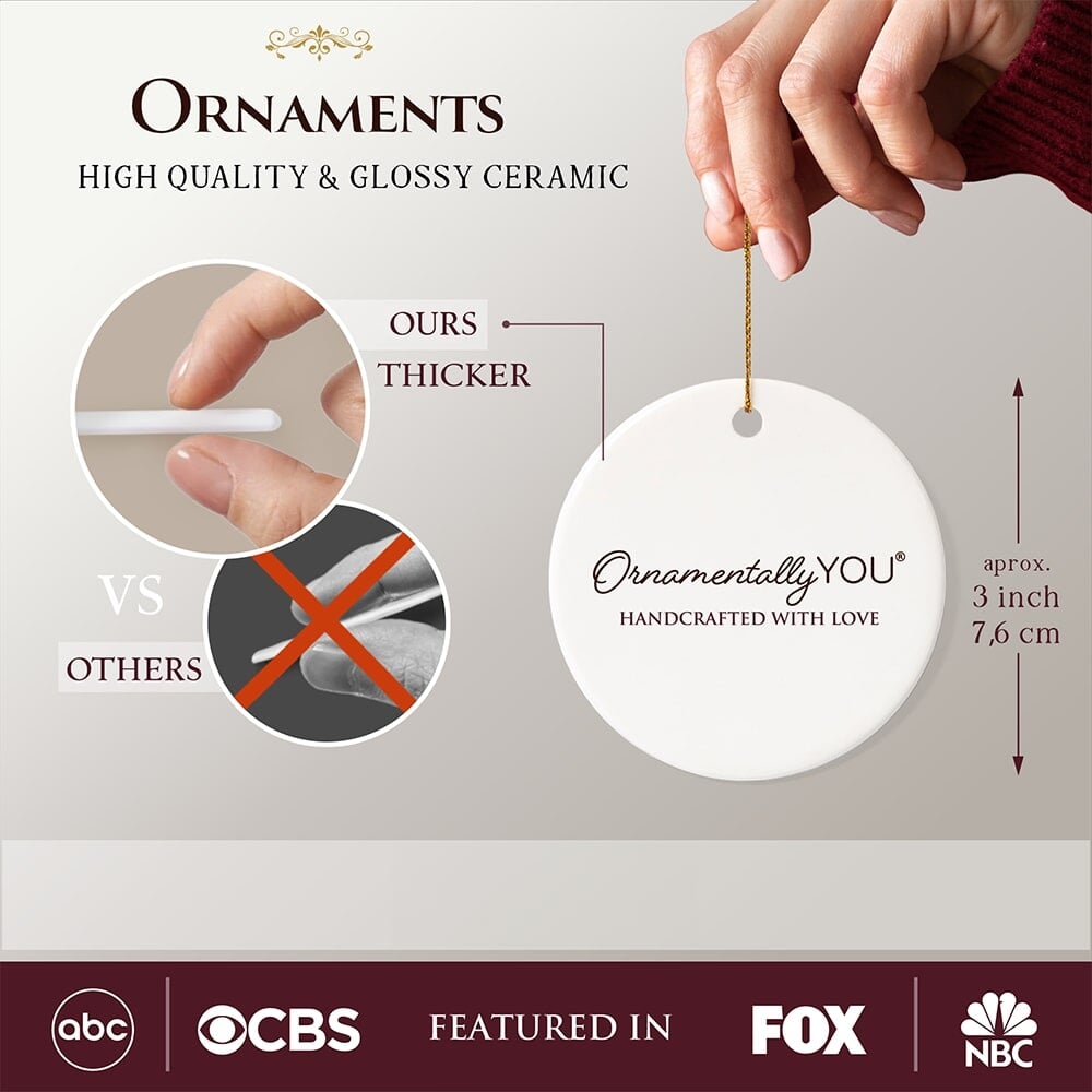 Merry Christmas Heifers Ornament