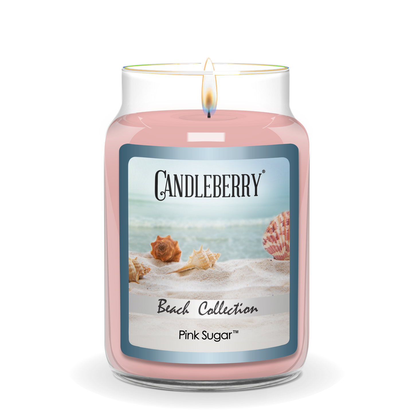 Beach Collection - Pink Sugar™, Large Jar Candle
