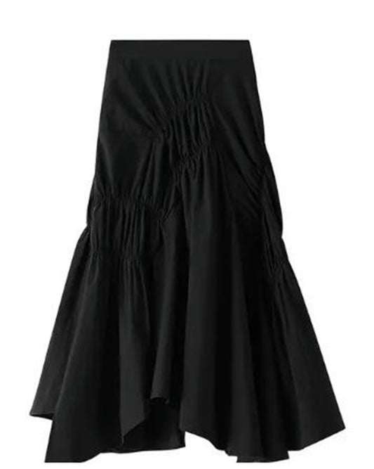 Ruffled layered skirt