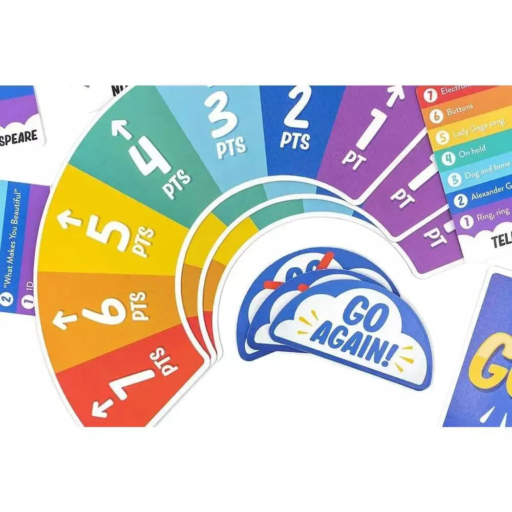 Rainbow Go! - Face Paced Trivia Card Game - Professor Puzzle
