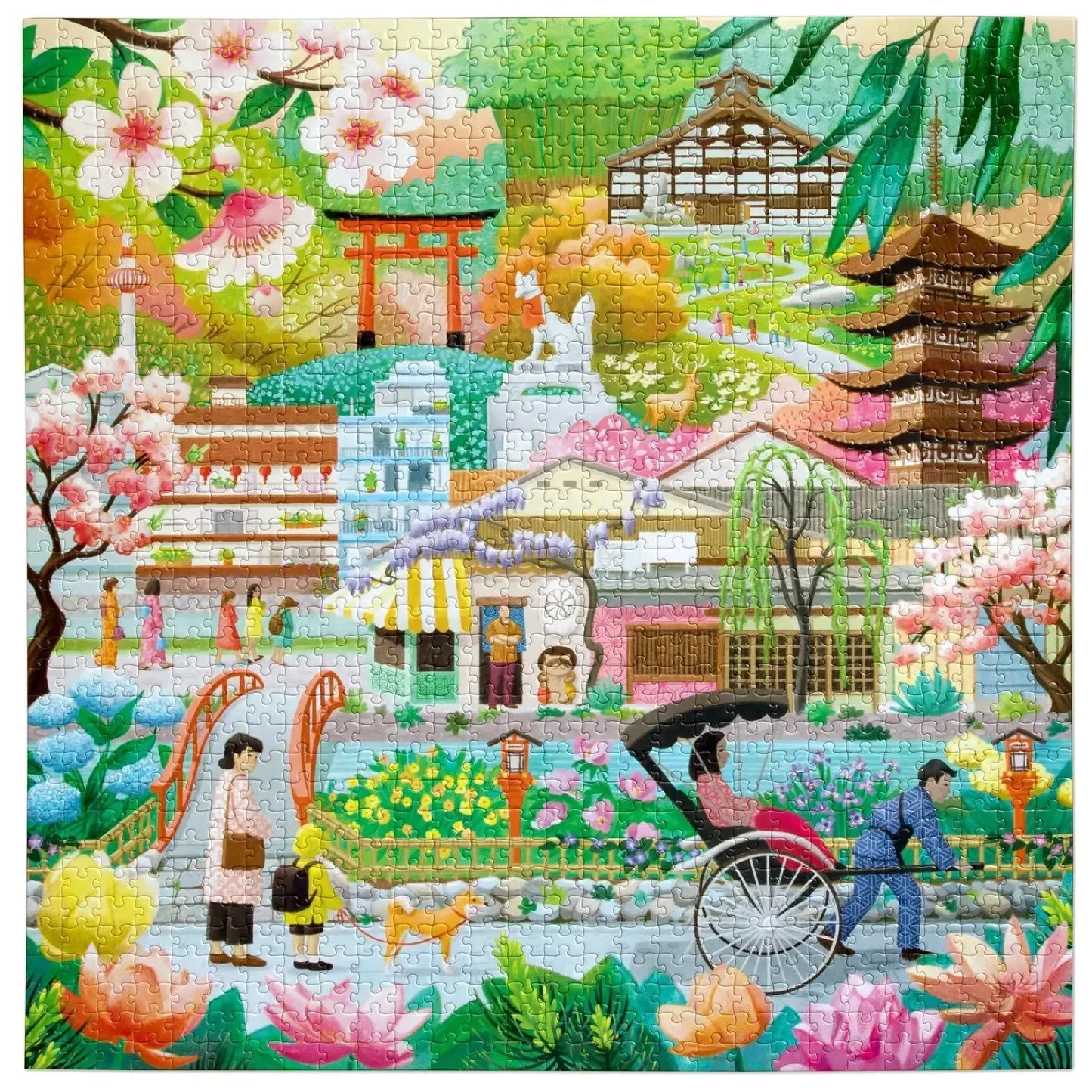 Seasons in Kyoto 1000 Piece Jigsaw Puzzle