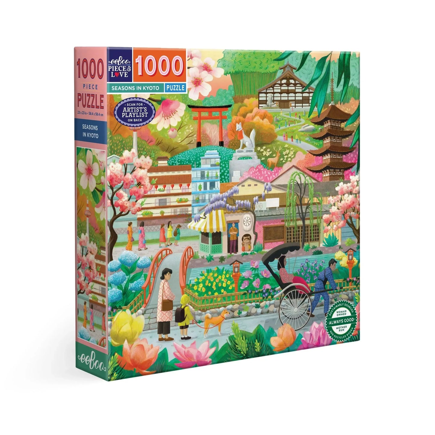 Seasons in Kyoto 1000 Piece Jigsaw Puzzle