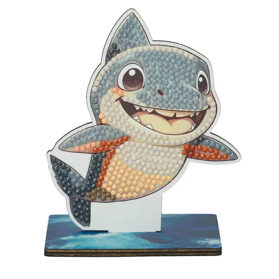 Shark "Misunderstood" Crystal Art Buddies Kit Craft Buddy