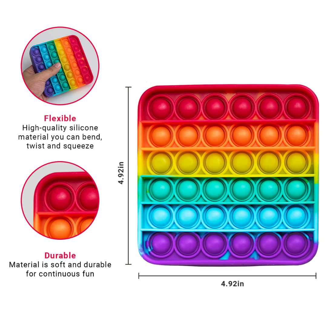 Extra Rainbow Fidget Mats (The Fidget Game: Sight Words)