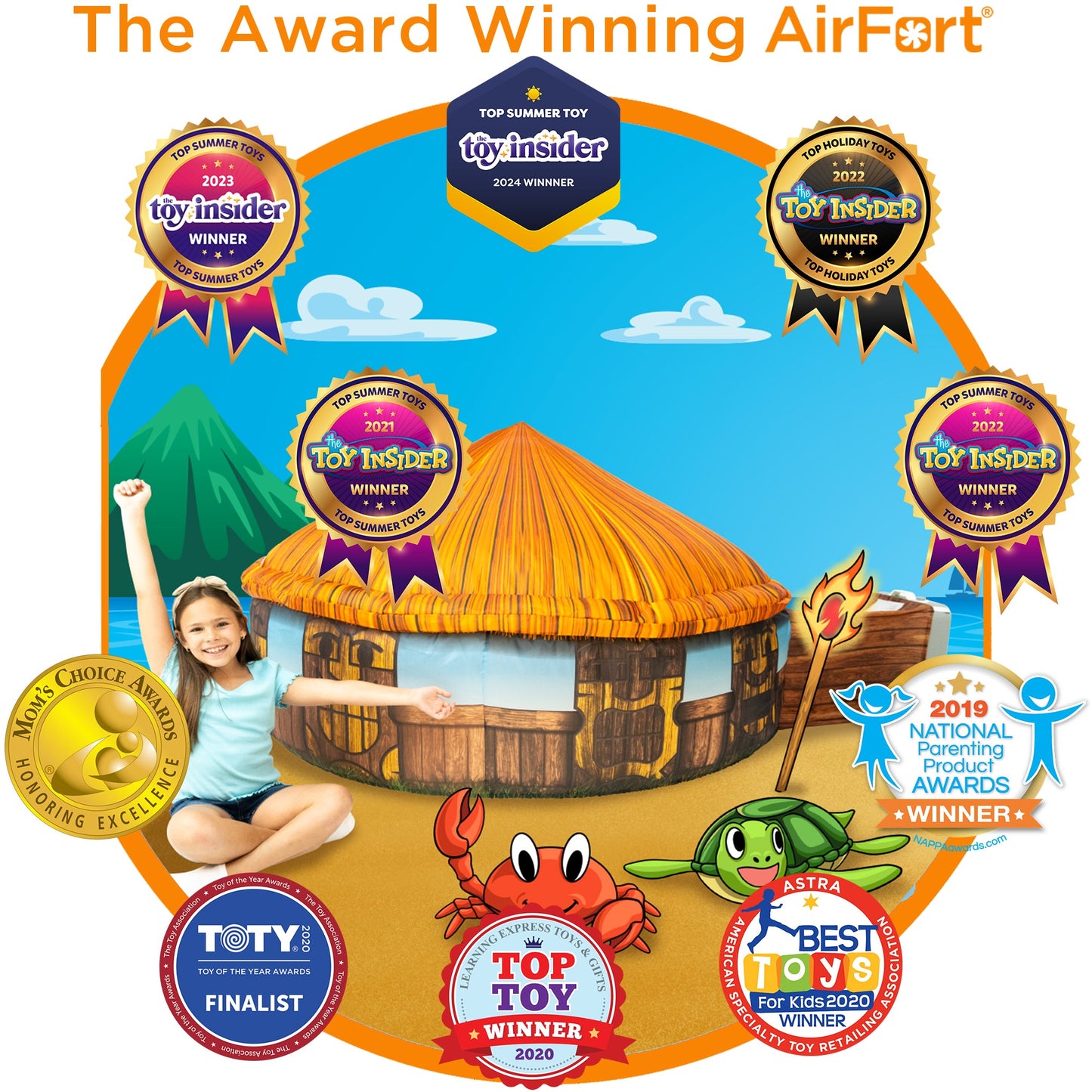 The Original AirFort - Tiki Hut