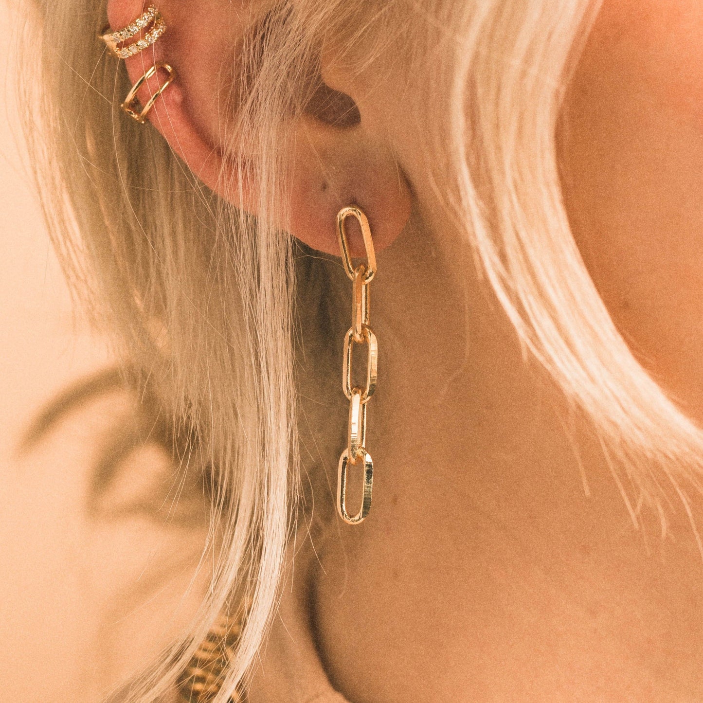PaperClip Link Earrings