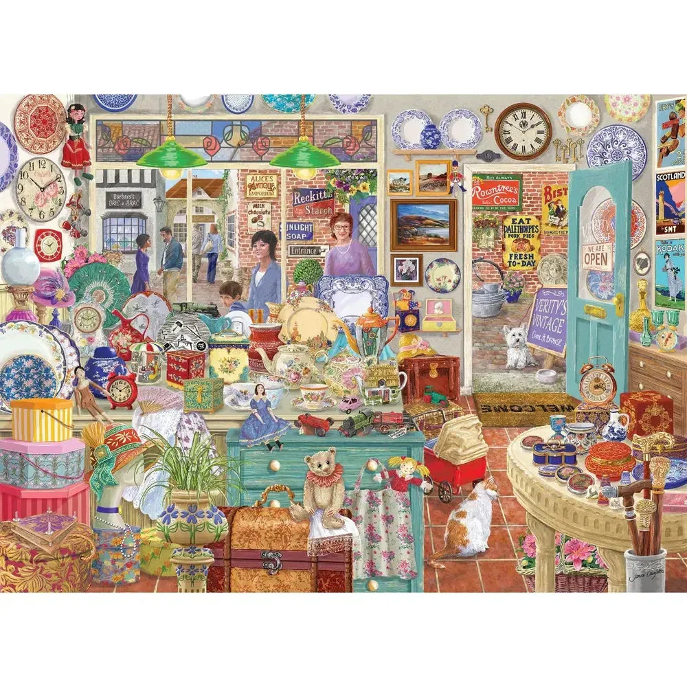 Verity's Vintage Shop 1000 Piece Jigsaw Puzzle Gibsons