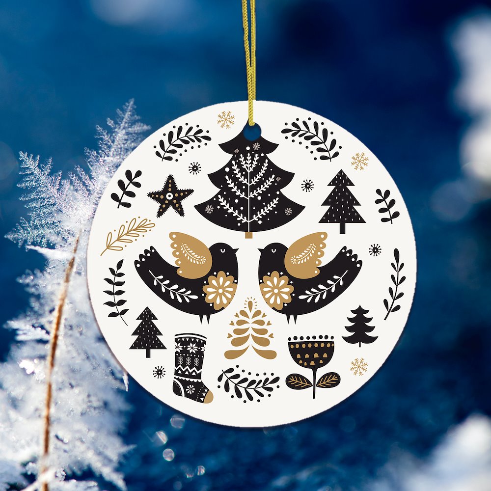 Vintage Scandinavian Christmas Ornament