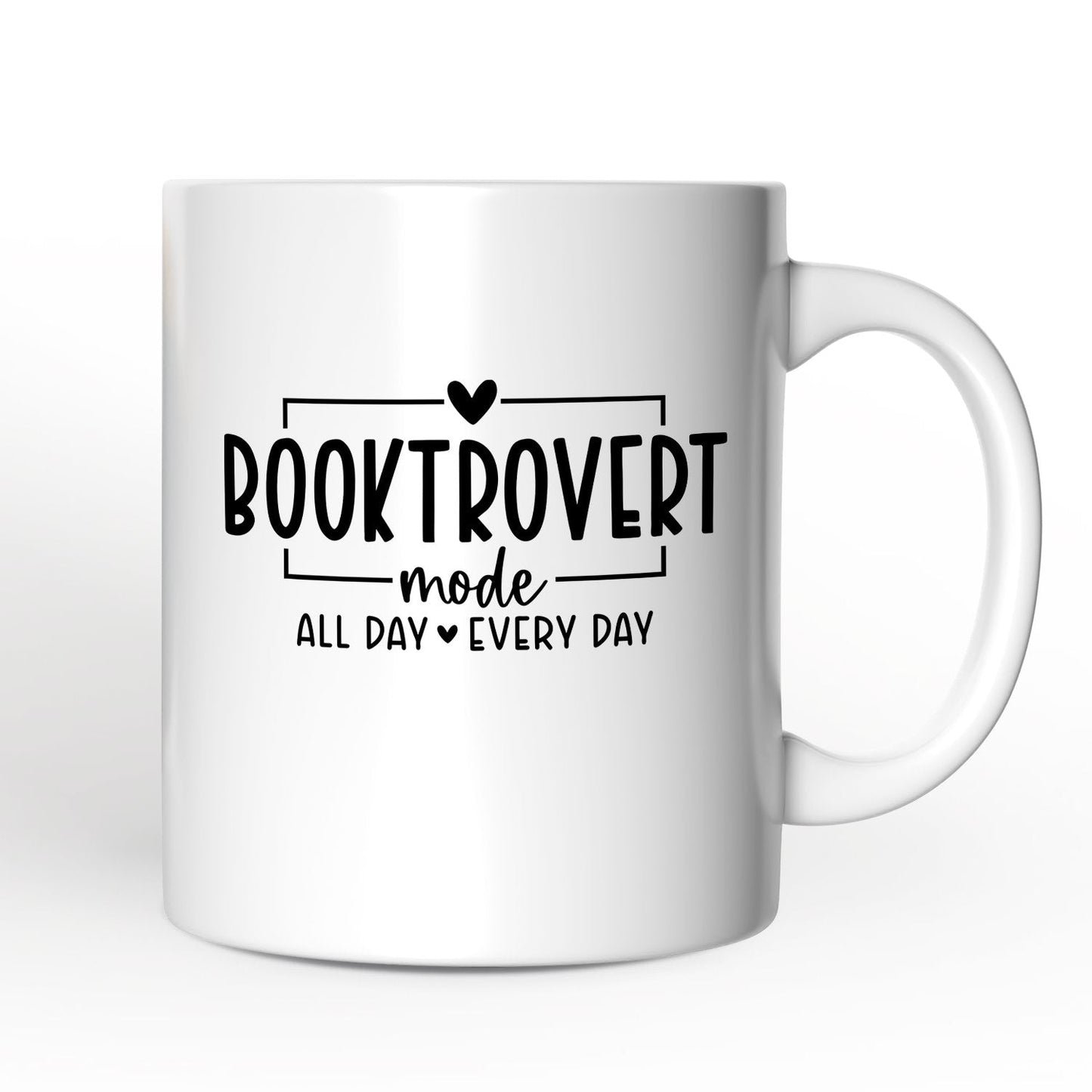 Booktrovert Personalized Mug, Gift For Book Lover With Custom Name