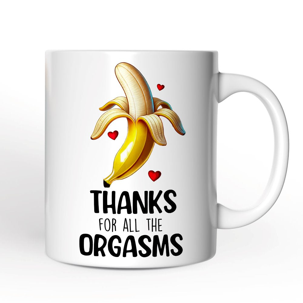 Funny Personalized Mug For Boyfriend, Thanks For All The Good Times From Girlfriend Valentine Day Gift With Custom Name