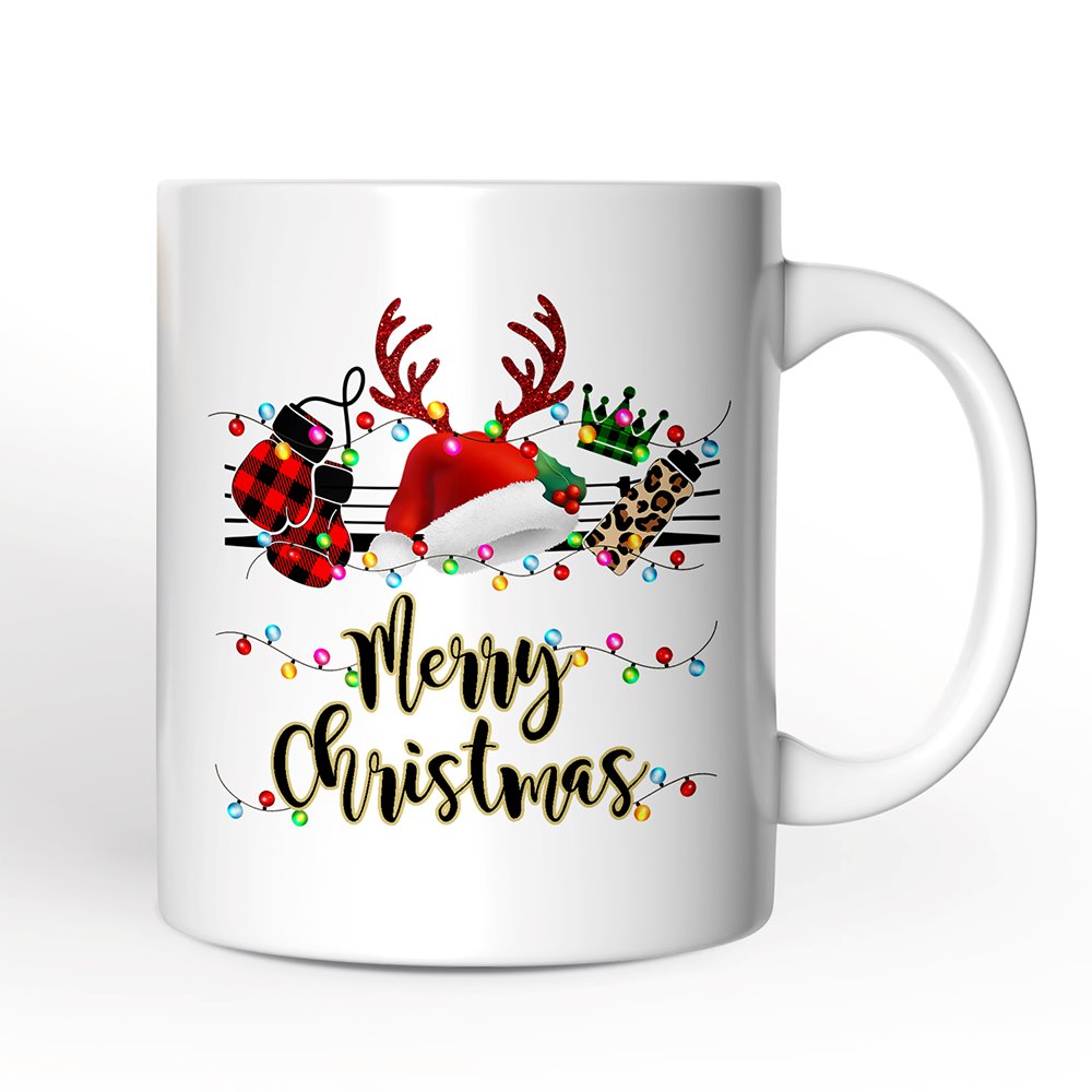 Personalized Mug Boxing Buffalo Plaid Christmas, Team and Coaches Gift