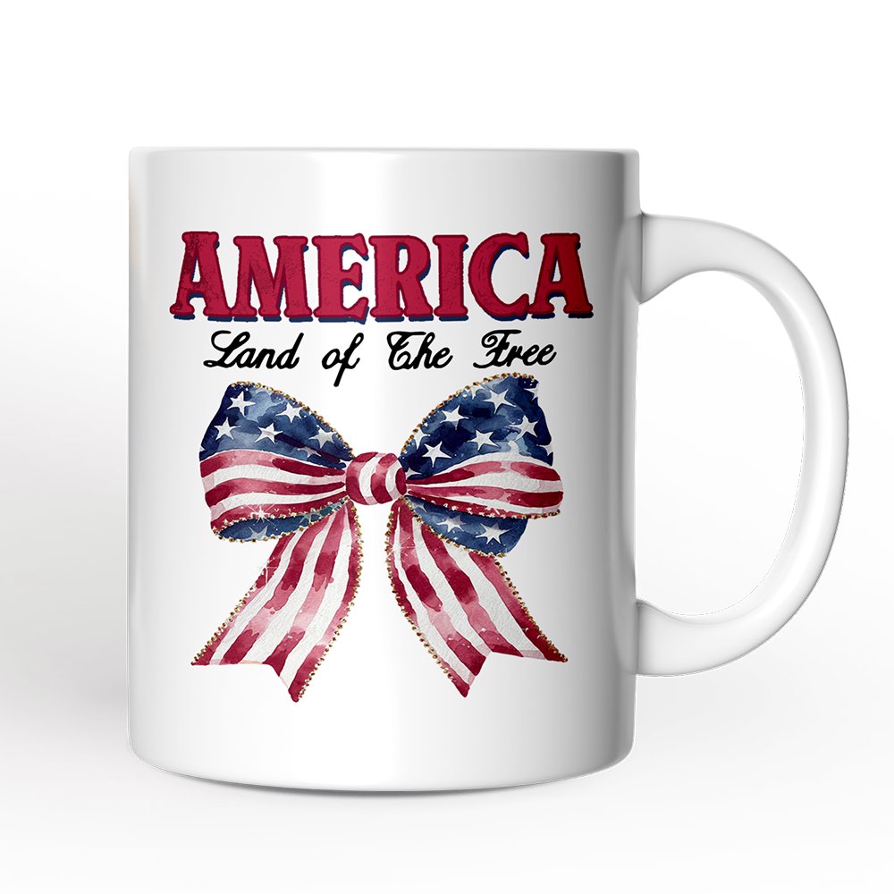 Proud American Personalized Mug, America Gift With Custom Name