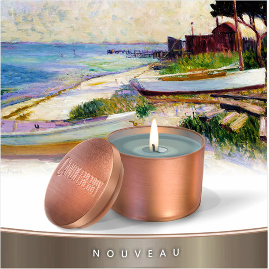 NOUVEAU™ - Smoldering Vanilla Teakwood™,  Travel Tin Candle