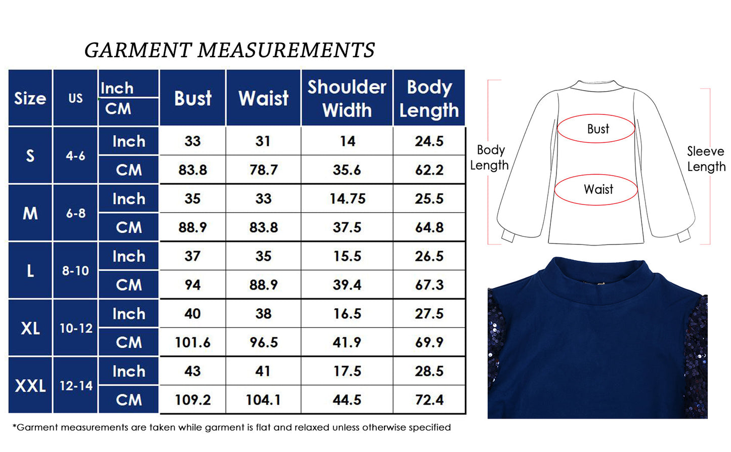 Sequin Balloon Long Sleeve Mock Neck Pullover