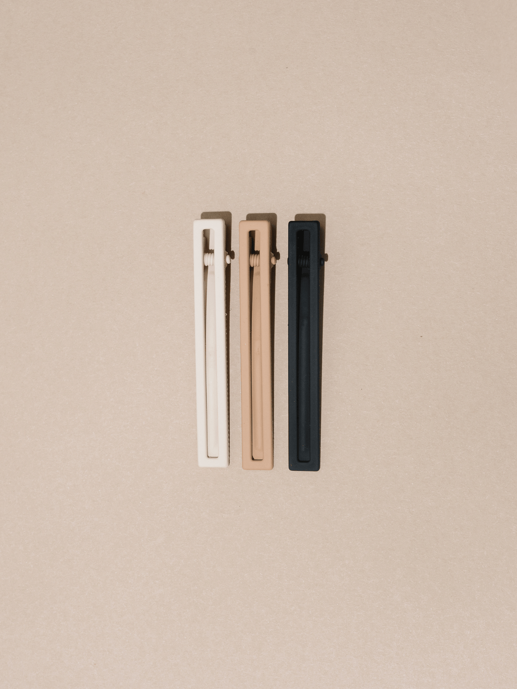 Yarrow Hair Clips - Cacao