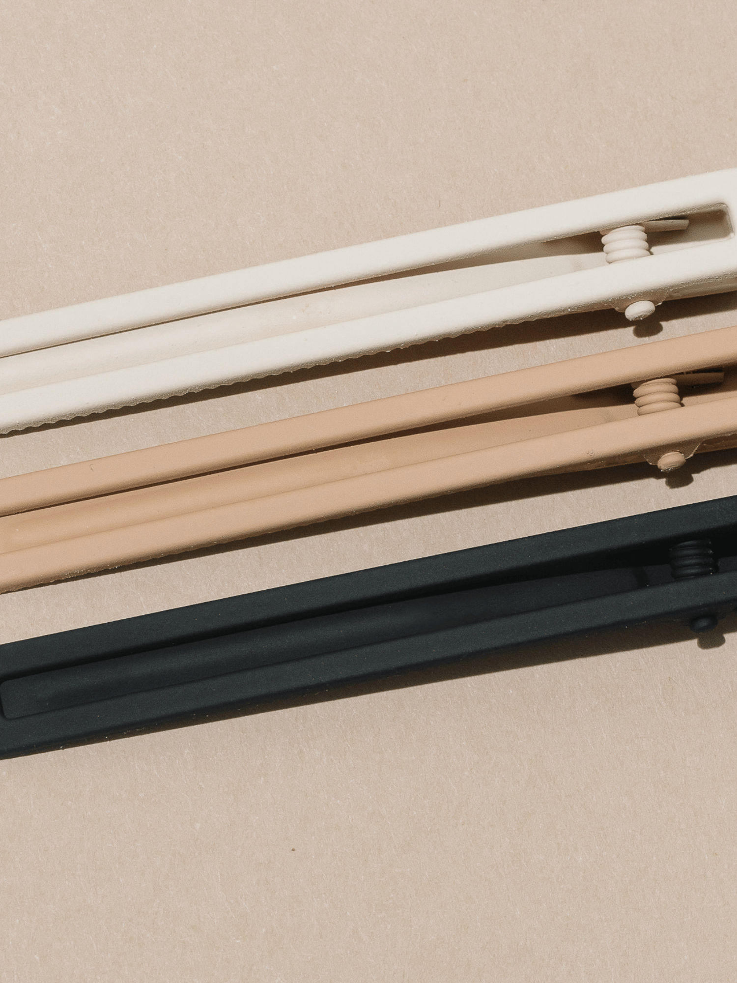 Yarrow Hair Clips - Cacao