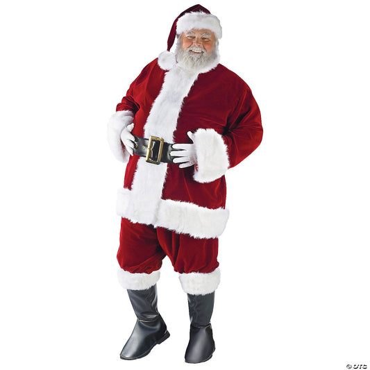 Adult Ultra Velvet Santa Suit Costume - Large