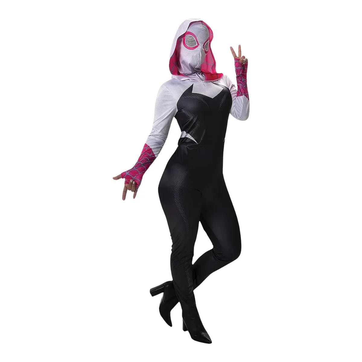 Adult Ghost Spider Gwen Costume Small 4-6