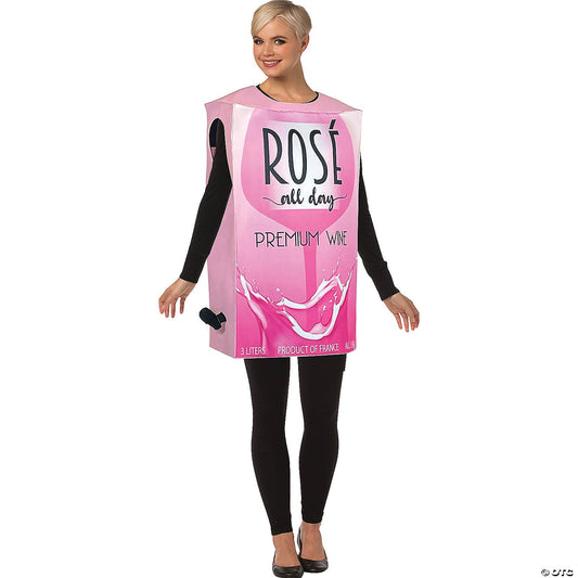 Adult Rose Wine Box Costume