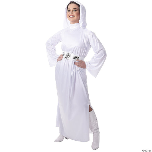 Adult Star Wars Princess Leia Hooded Costume-Medium 8-10