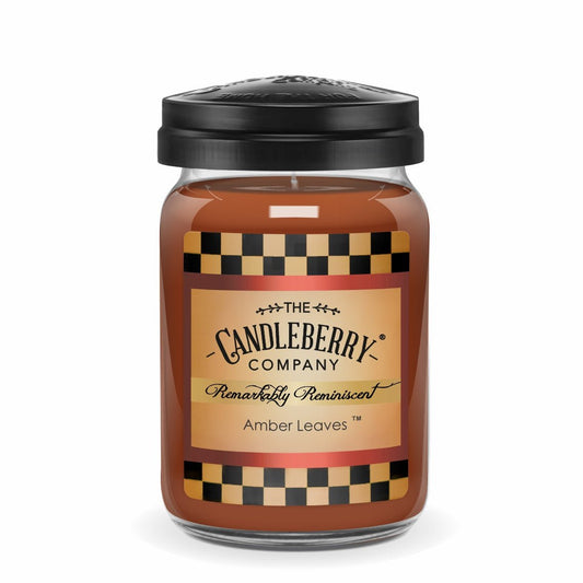 Amber Leaves™, Large Jar Candle