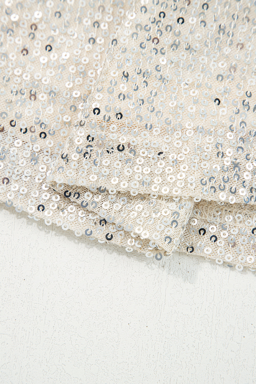 Stella Stream Sequin Hooded Long Sleeve Top