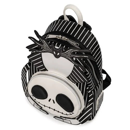 Nightmare Before Christmas Headless Jack Skellington Mini-Backpack | Disney Faux Leather Bag | Loungefly