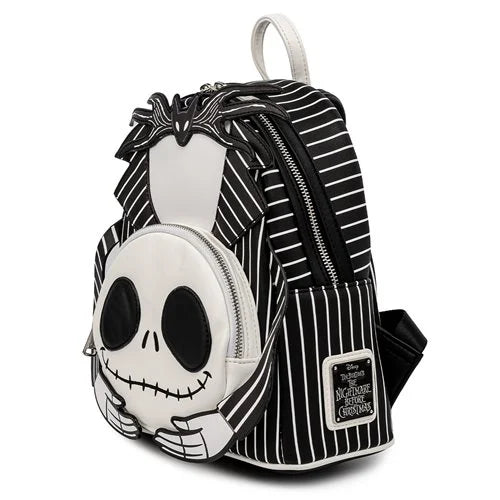 Nightmare Before Christmas Headless Jack Skellington Mini-Backpack | Disney Faux Leather Bag | Loungefly