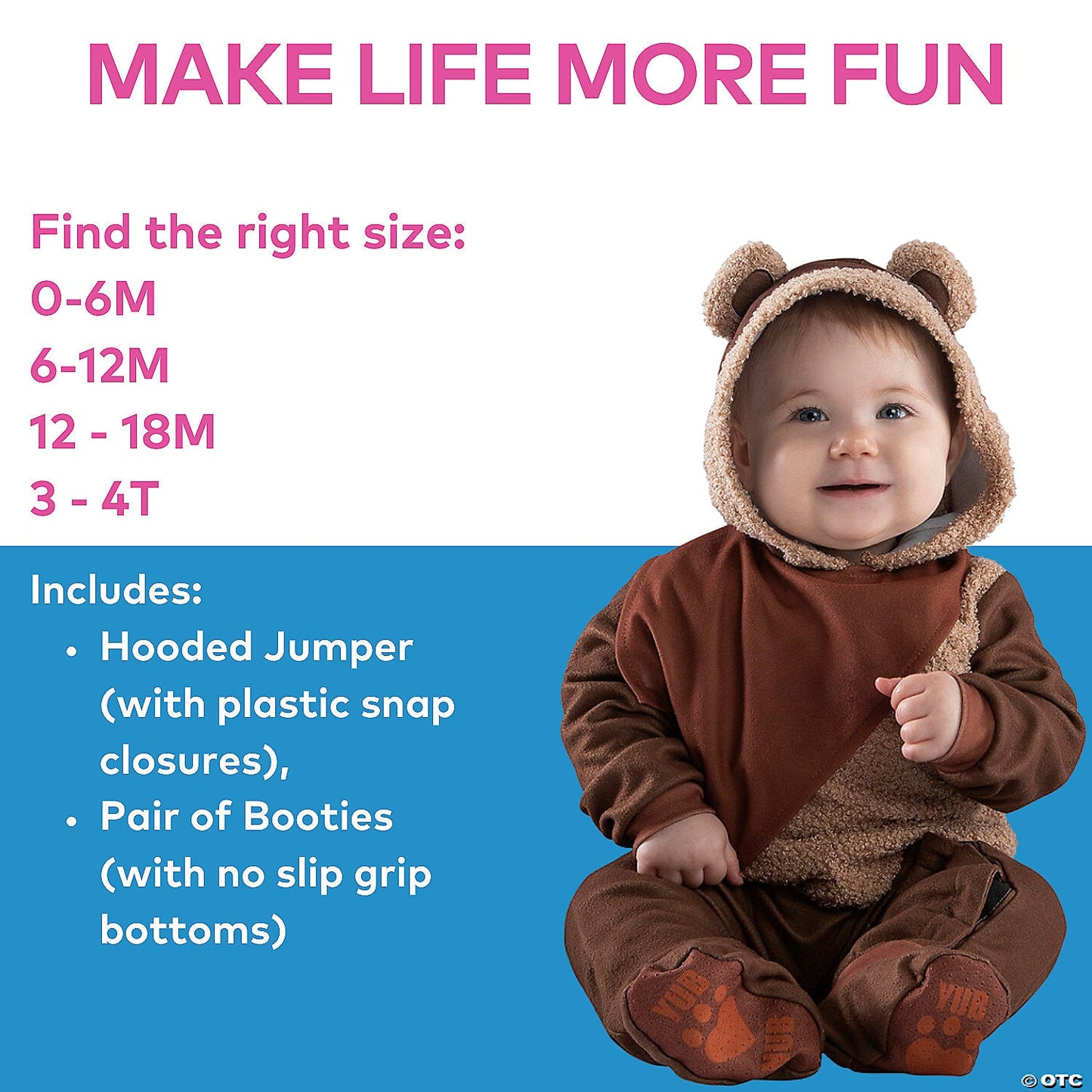 Baby Star Wars Ewok Costume-0-6 Months