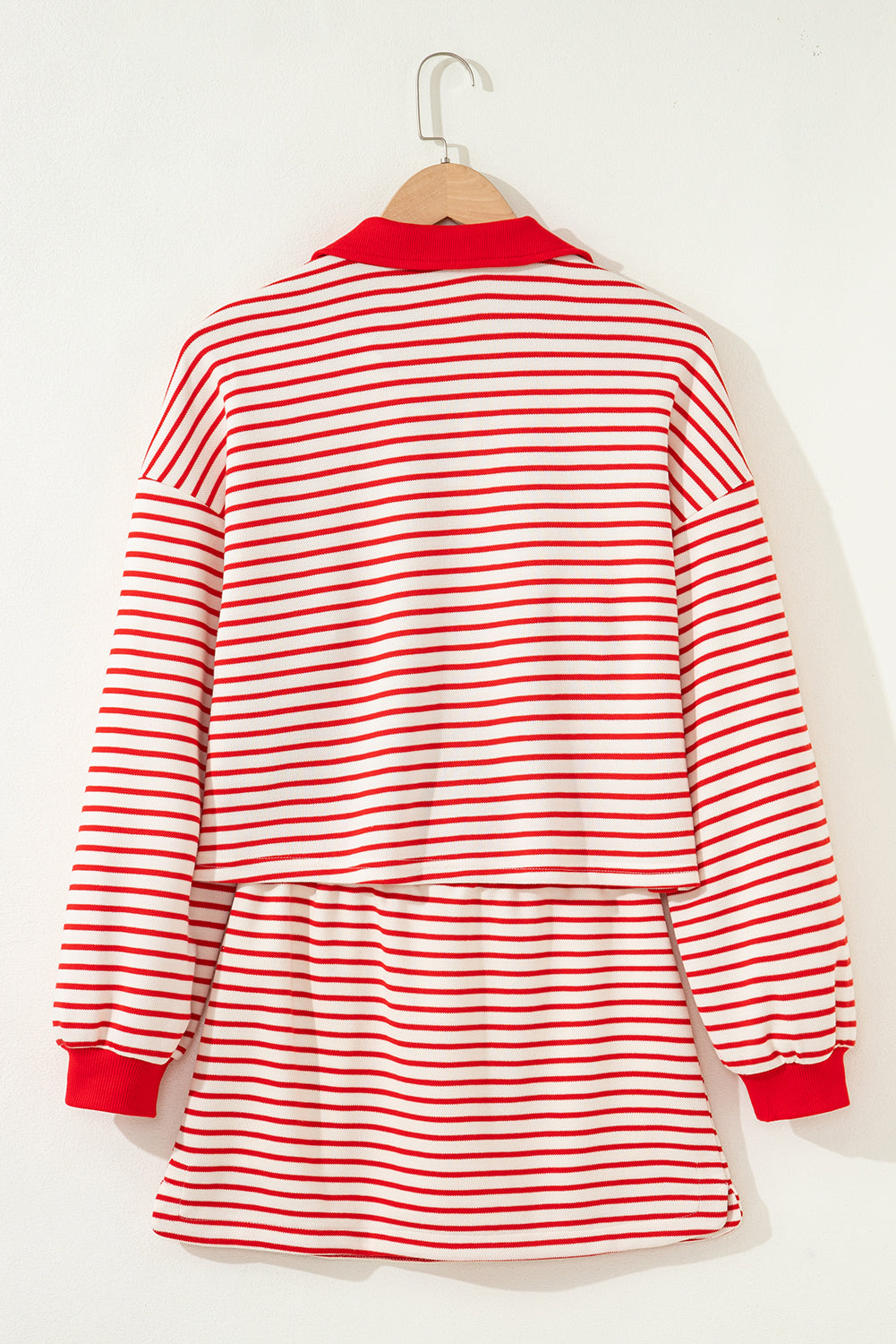 Zaylee Collared Drop Shoulder Pullover