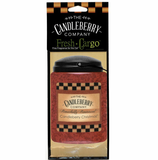 Candleberry Christmas™- "Fresh Cargo"®, Scent for the Car (2-PACK)