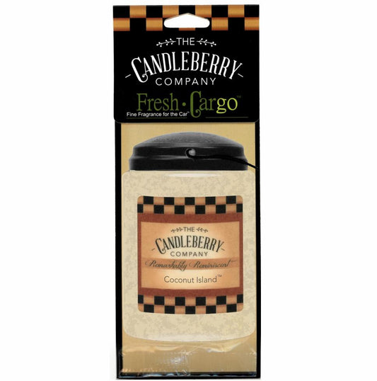 Coconut Island™- "Fresh Cargo"®, Scent for the Car (2-PACK)