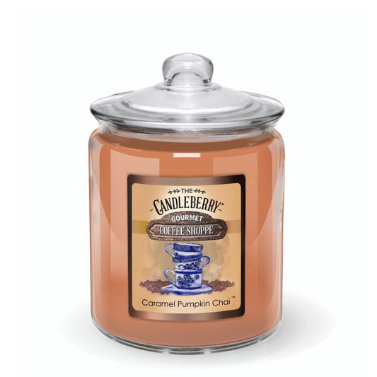 Coffee Shoppe - Caramel Pumpkin Chai™, 3 - Wick, Candy Jar Candle