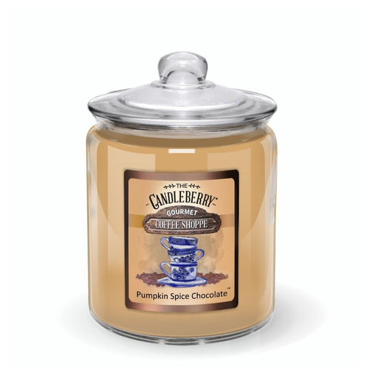 Coffee Shoppe - Pumpkin Spice Chocolate™, 3 - Wick, Candy Jar Candle