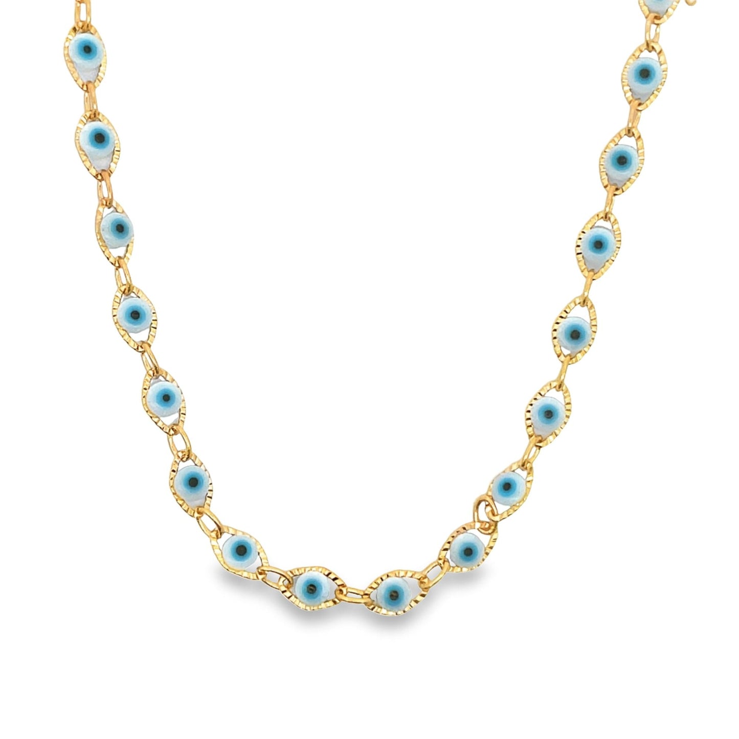 Sapphire Evil Eye Necklaces Choker