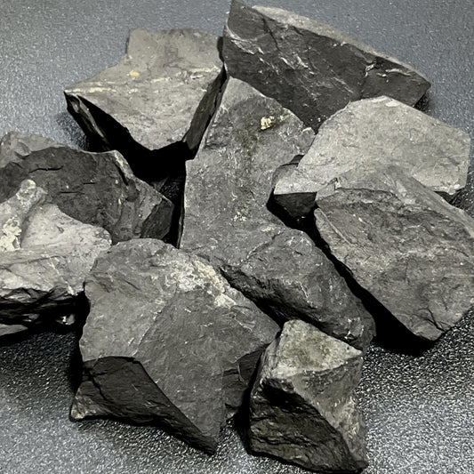 Black Shungite Type-2 Rough Raw Stones (By The Piece or Pound)