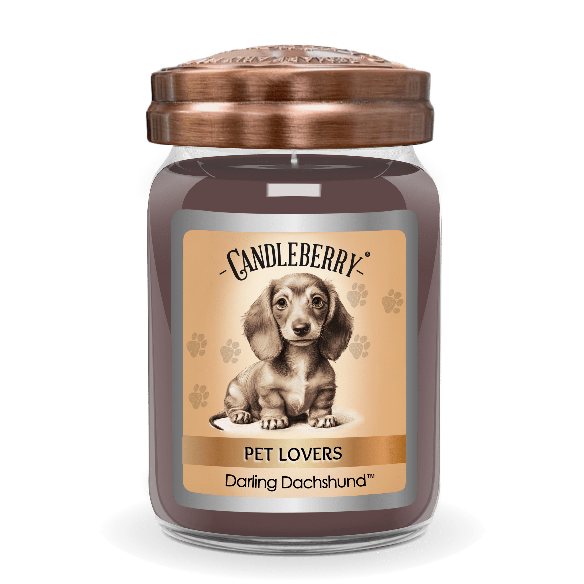Darling Dachshund - Large Jar Candle