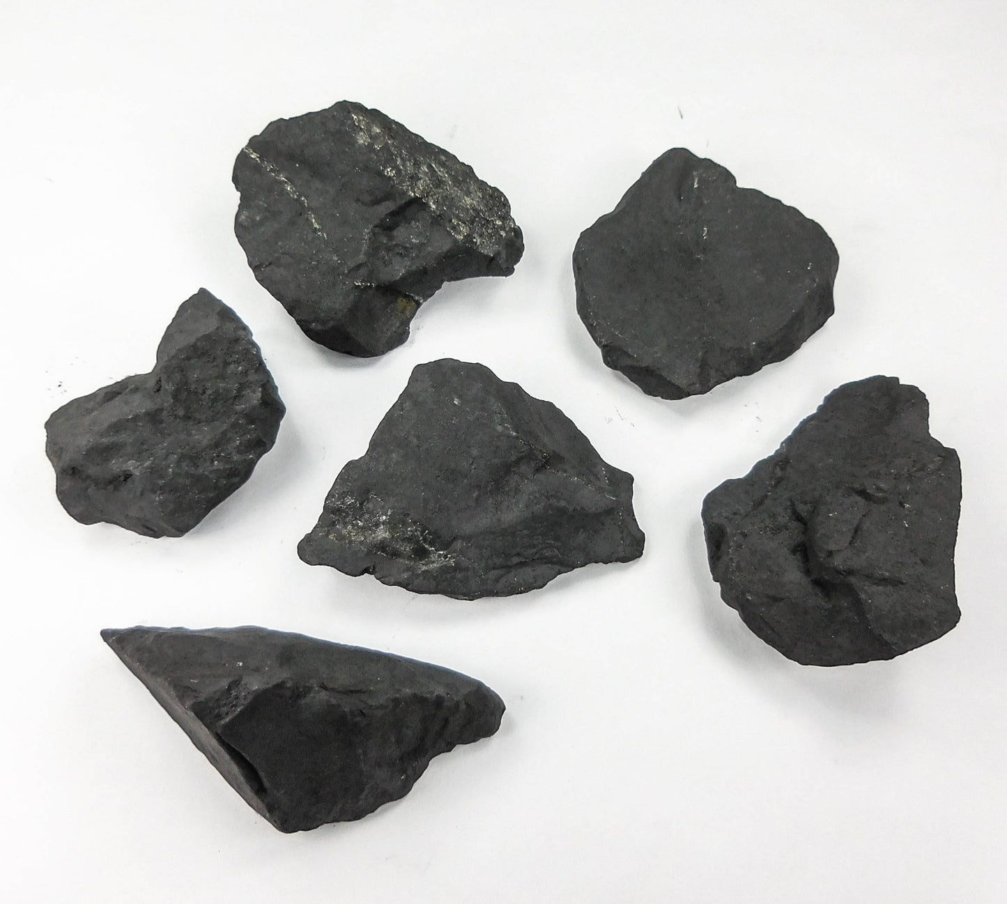 Black Shungite Type-2 Rough Raw Stones (By The Piece or Pound)