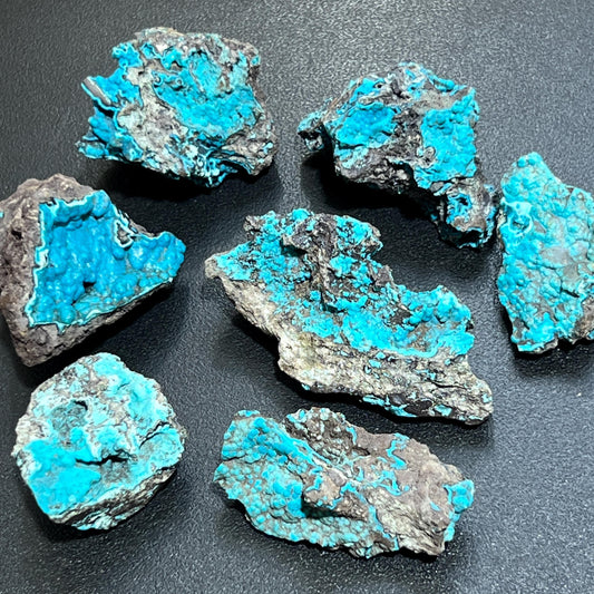 Chrysocolla Crystal Clusters Rough Raw Specimens From Peru